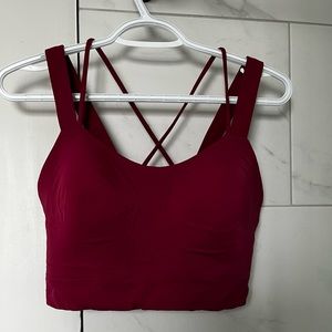Lululemon “Like a Cloud” long line bra (D/DD)